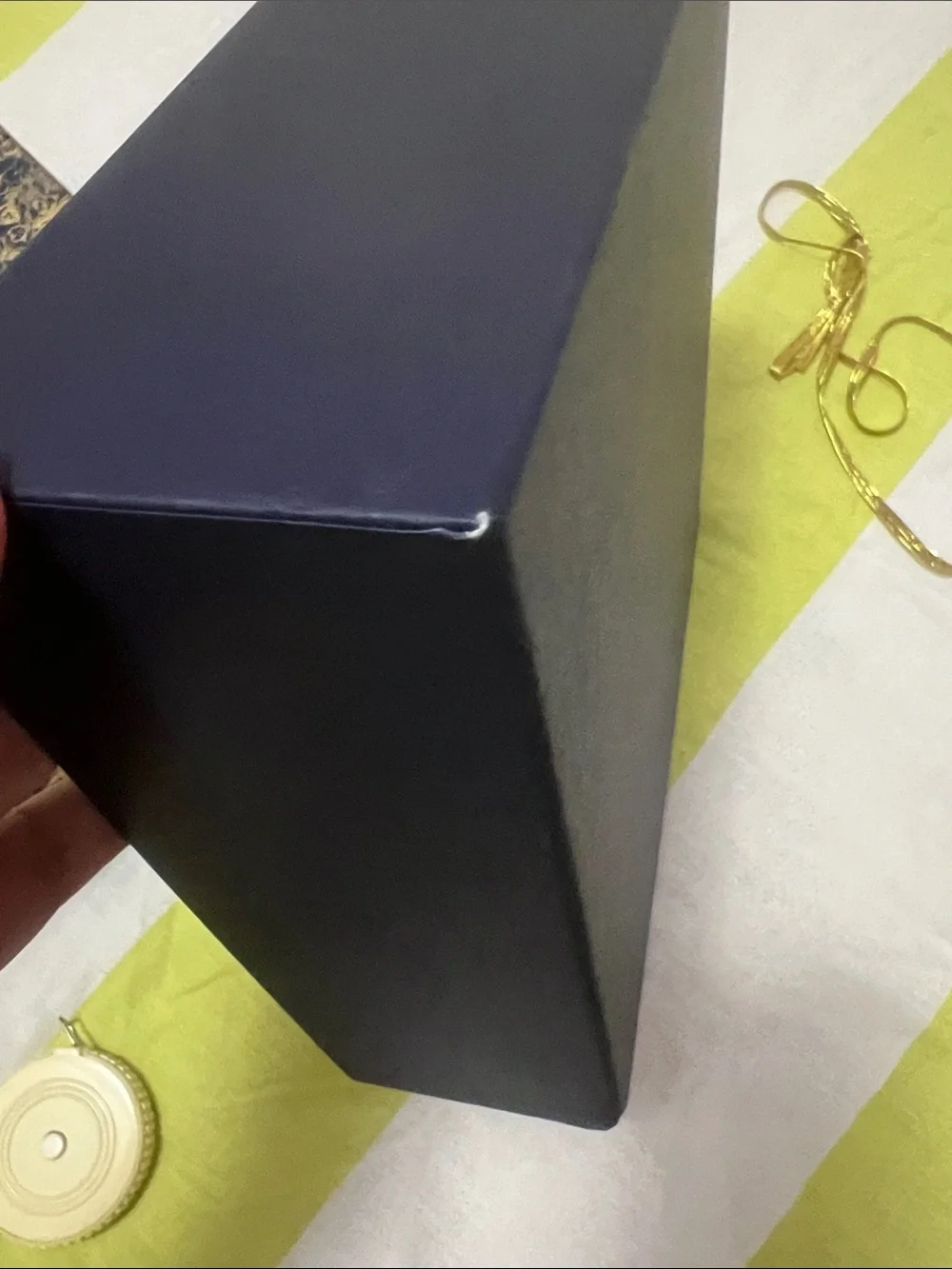 Dior Navy color and Gold Decorative Gift Box